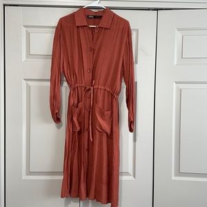 Zara midi dress size small